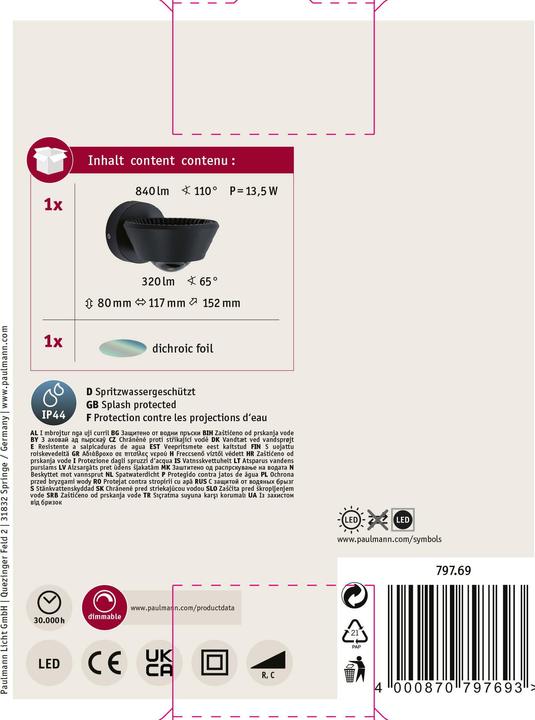 Actual product image Paulmann Sabik (390 lm)