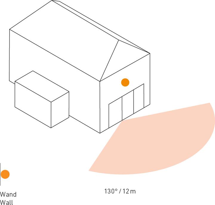 Actual product image Steinel IS 130-2 infrared sensor anthracite (12 m)