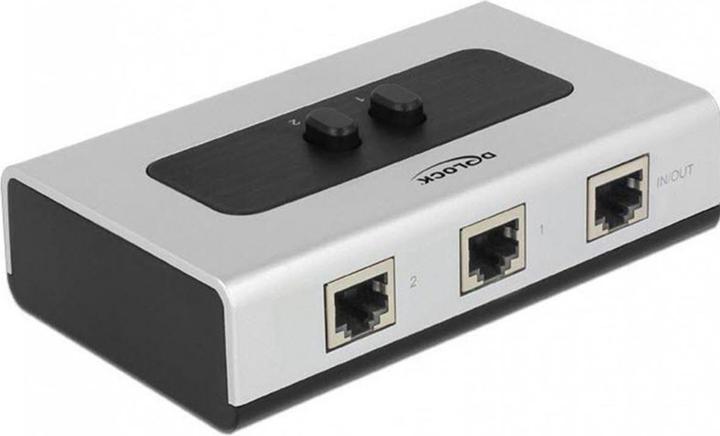 Delock Gigabit LAN Switchbox 2Port manuell (2 Ports)