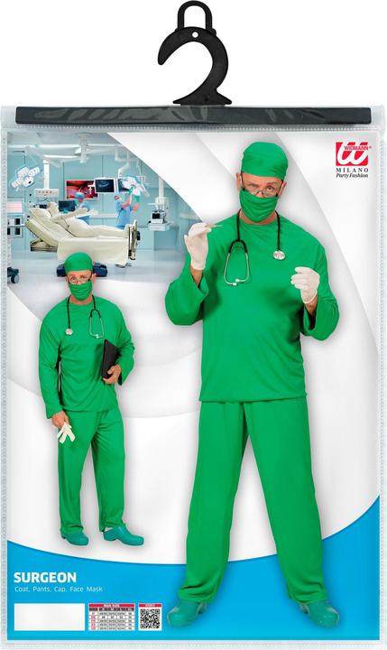 Image du produit Widmann CHIRURG (Oberteil, Hose, Kopfbedeckung, Mundschutz), S (S)