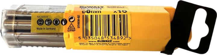 Produktbild DeWalt COBALT RETURN FOR METAL 8,0mm 10pcs. (8,0 Millimeter)