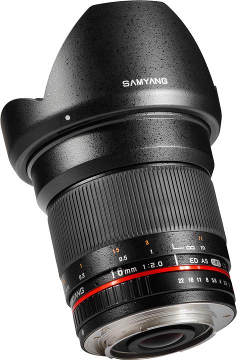 Actual product image Samyang MF 16mm f/2.0 ED AS UMC CS Canon M (Canon EF-M, APS-C / DX)