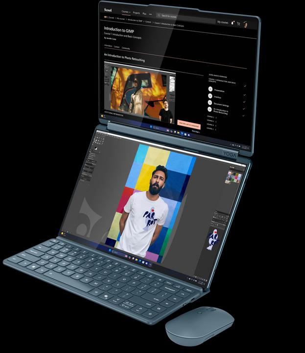 Productafbeelding Lenovo Yoga Book 9 (14", Intel Core Ultra 7 255H, 32 GB, 1000 GB, NL)