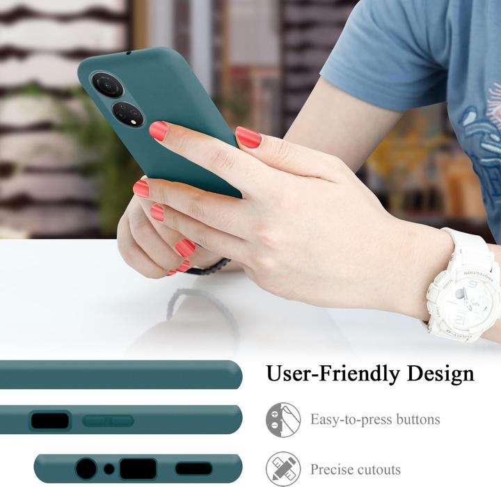 Productafbeelding Cadorabo TPU Liquid Silicone Hoesje voor Honor X7 (Honor X7)