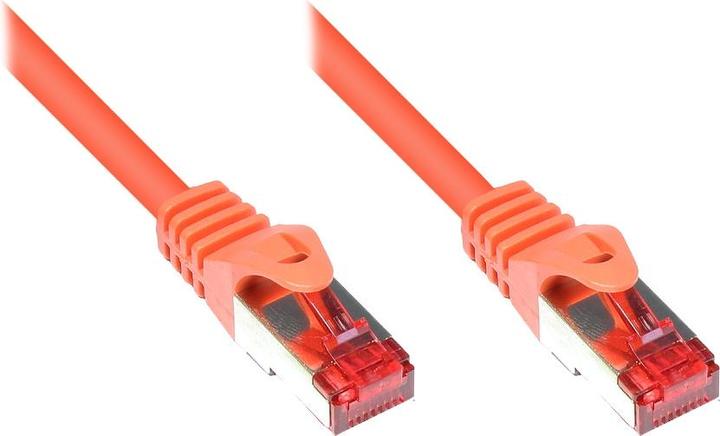 Produktbild Varia SO-36406 - Patchkabel Cat.6a, S/FTP, 0.15m, rot (S/FTP, 0.15 m)