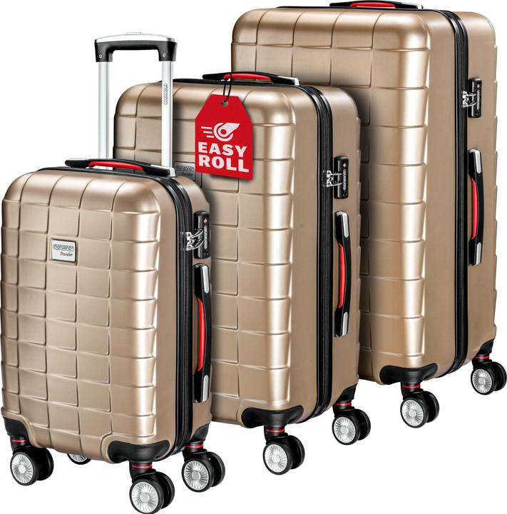 Image du produit Monzana Set de 3 valises (105 l, M (50 - 90l), L (90 - 115l), XL (à partir de 115l))