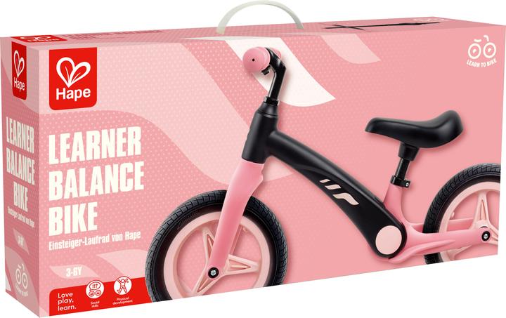 Image du produit Hape Voiture d'équilibre absorbant les chocs rose et noir