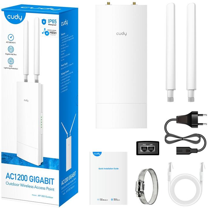 Produktbild Cudy Access Point AP1300 Outdoor AP Gigabit AC1200 Outdoor (867 Mbit/s)
