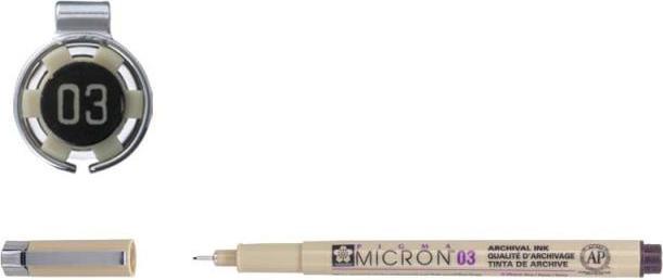 Actual product image Sakura Fibre-tip pen Pigma Micron (Black, 1 x)