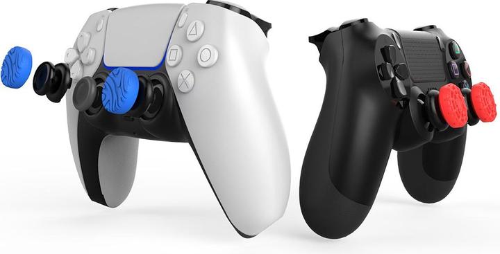Immagine prodotto iPega P5029 Cappucci in silicone per PS5/PS4 4 pezzi rosso/blu (PS4, PS5)