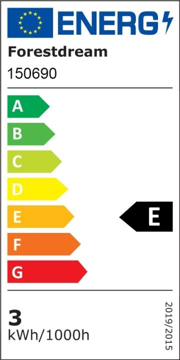 Energie-Label Forestdream Venusia (223 x 62.5 x 213.5 cm)
