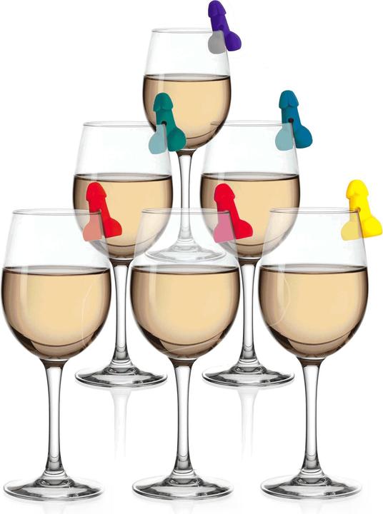 Produktbild Little Genie Productions Super Fun Penis - Cocktail Markers - Set of 6