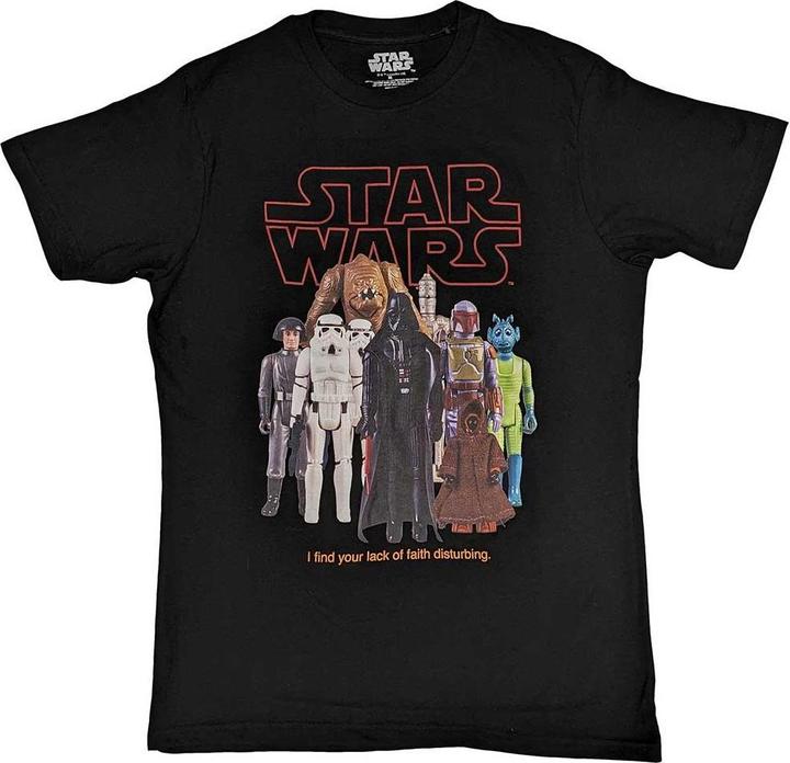 Actual product image Star Wars Unisex Adult Empire Figures T-Shirt (M)