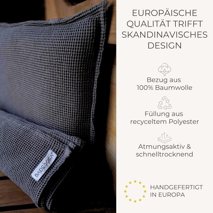 Produktbild Badesofa Sauna-Set: Kissen & Handtuch