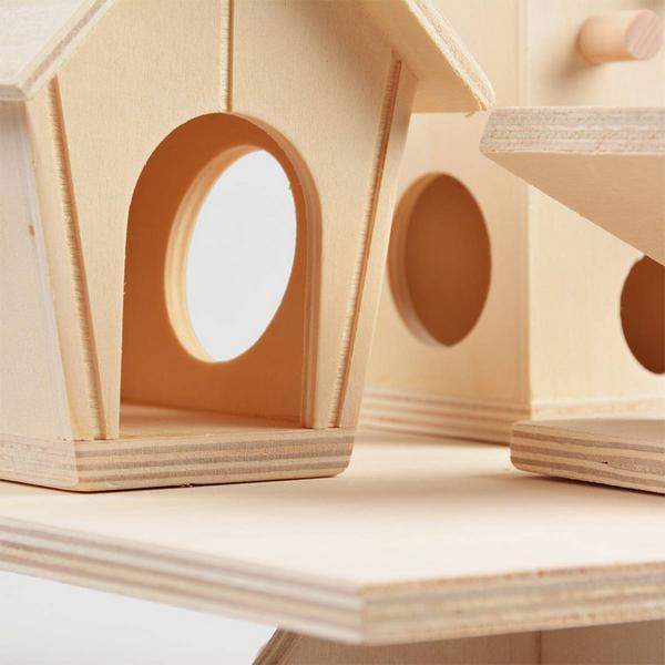 Immagine prodotto Duvoplus Area giochi in legno per roditori
