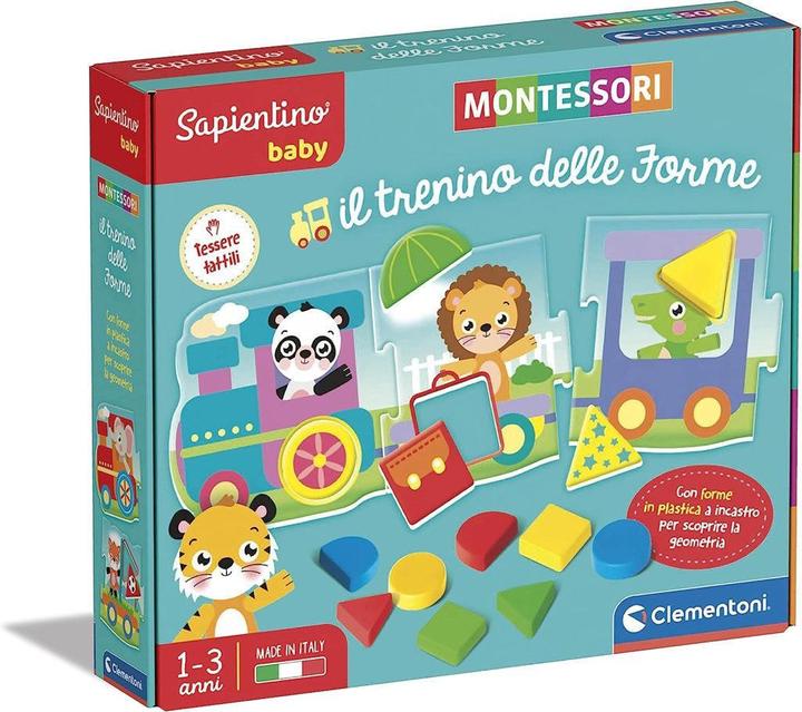 Actual product image Clementoni Montessori Baby Il Trenino delle Forme