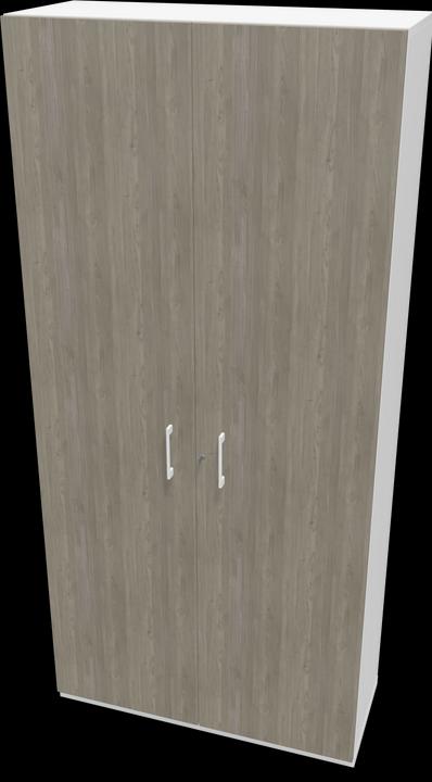Wood decor grey with structure, White