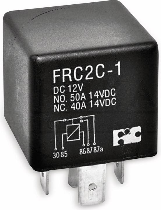 Eneroid KFZ Relais 12 V-, 50 A, 1x UM, Steckanschluss