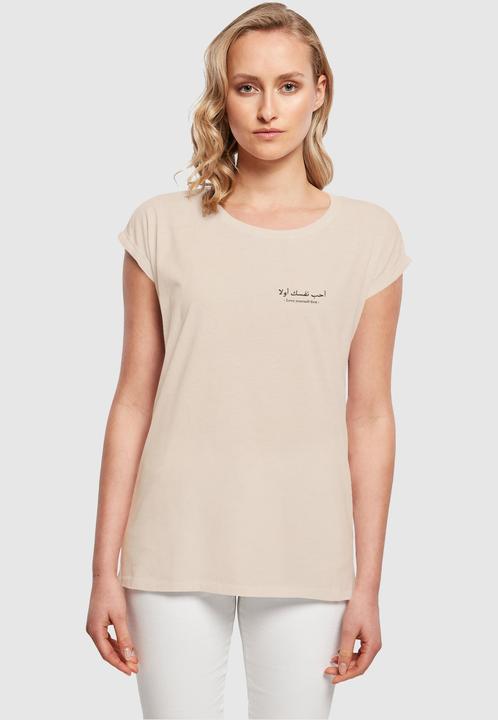 Immagine prodotto Merchcode Maglietta da donna con spalla estesa Love Yourself First - 113403 (S)