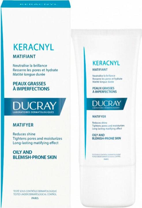 Produktbild Ducray DUCRAY Keracnyl Mattifying Cream matujący krem do cery tłustej i trądzikowej 30ml (30 ml, Tagescreme)