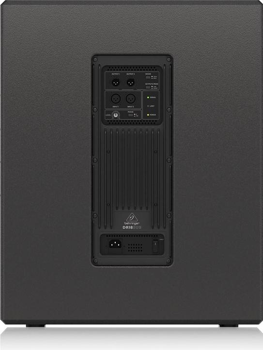 Image du produit Behringer DR18SUB Subwoofer Noir Subwoofer actif 800 W (2400 W)