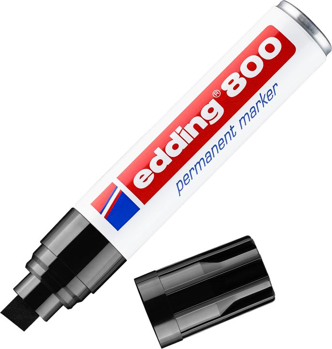Actual product image Edding 800 (Black, 12 mm, 1 x)