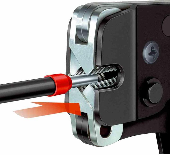 Produktbild Knipex Selbsteinstellende Crimpzange für Aderendhülsen (190 mm)