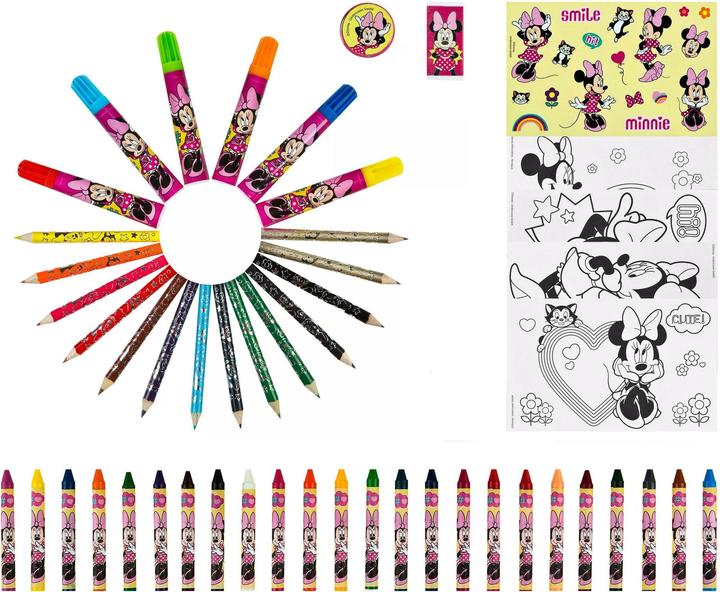 Image du produit Undercover Kit de coloriage Minnie Mouse Disney 51 pièces, âge recommandé