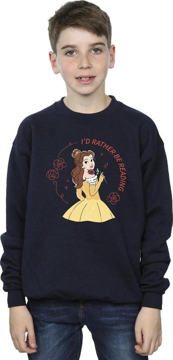 Immagine prodotto Disney Beauty And The Beast I'd Rather Be Reading Felpa Ragazzi (116)