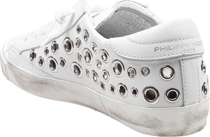 Produktbild Philippe Model prsx low leather sneakers with applied studs (41)