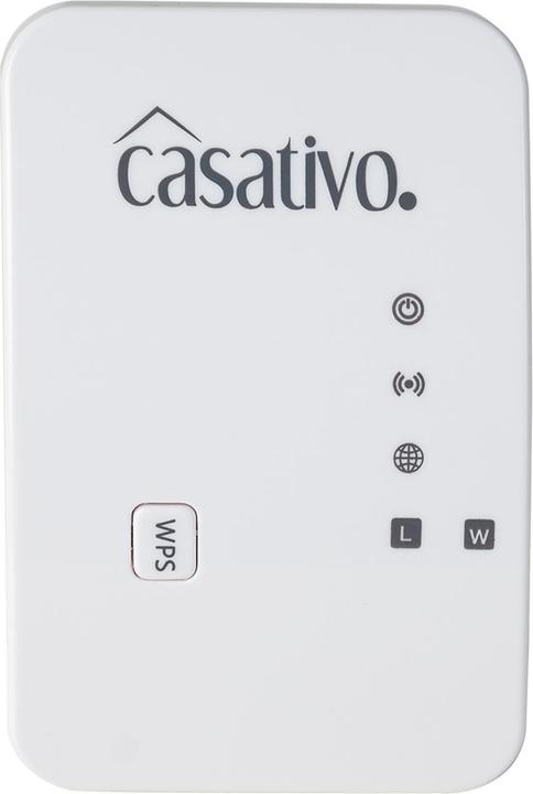 Produktbild Casativo 2er-Set Mini-WLAN-Repeater mit WPS-Funktion, 300 Mbit/s, LAN-Anschluss & 2,4 GHz (300 Mbit/s)