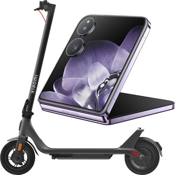 Xiaomi MIX Flip + Electric Scooter 4 Lite (2nd Gen) Swiss Edition Launch Edition (512 GB, Black, 6.86", Dual SIM, 50 Mpx, 5G)