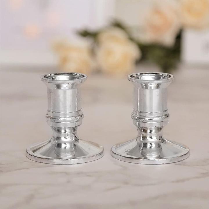 Immagine prodotto Cbx Kerzenständer 3 Köpfe, Kerzenleuchter 3-armig, Kerzenhalter Silber