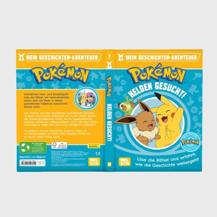 Produktbild Pokémon Lesebuch: Mein Geschichten-Abenteuer: Helden gesucht! (Deutsch, 2024)