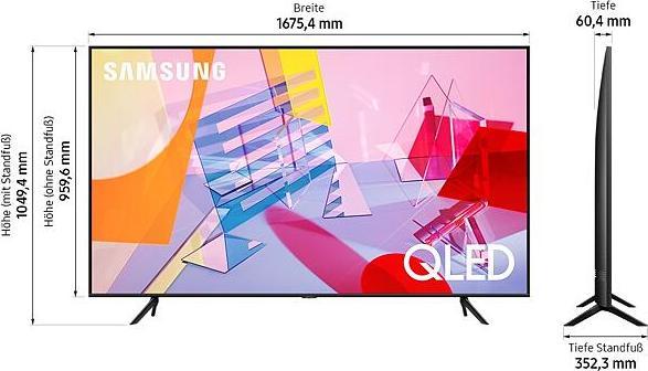 Produktbild Samsung QE75Q60T (75", QLED, 4K, 2020)