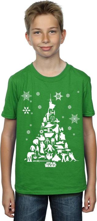 Actual product image Star Wars Boys Christmas Tree T-Shirt (140, 146)