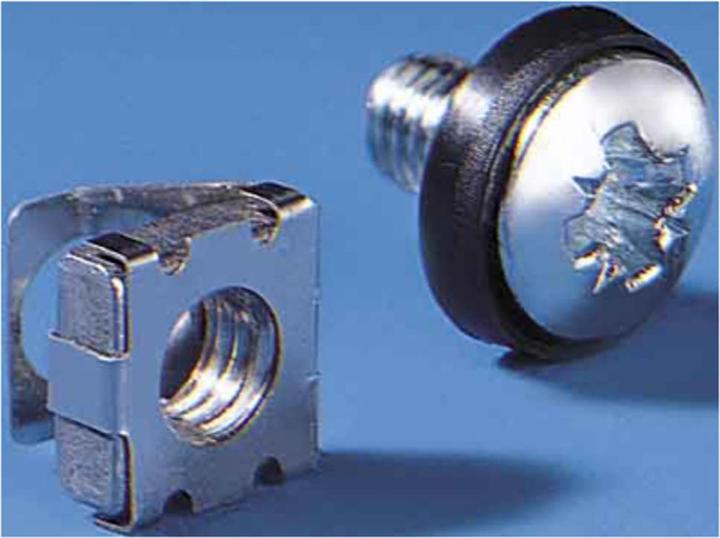 Actual product image Rittal Spring nuts with screws for T-slot profile