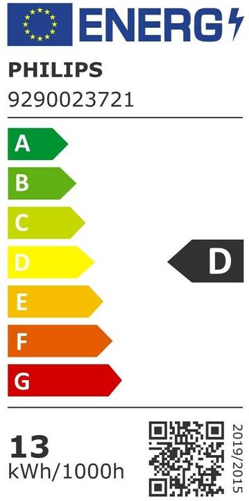 Energie-Label Philips Lampe (E27, 13 W, 2000 lm, 1 x, D)