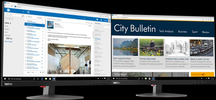 Produktbild Lenovo ThinkVision T23d-10 (1920 x 1200 Pixel, 23")