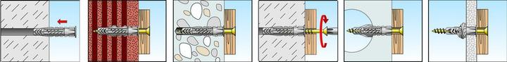 Actual product image Fischer Universal plug UX 6 x 50 50 mm (100 pcs.)