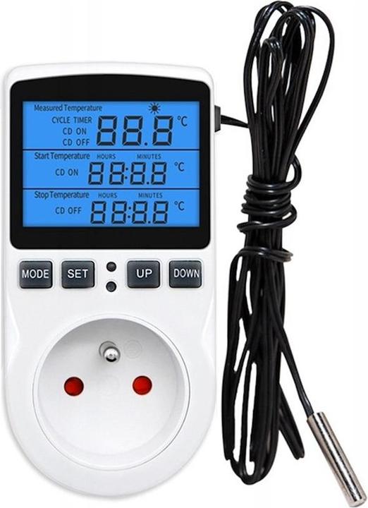 Produktbild INNE Thermostat mit 230V-Steckdose E6185