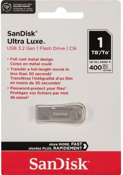 Immagine prodotto SanDisk Unità flash USB 3.2 Ultra Luxe (1000 GB, USB 3.2)