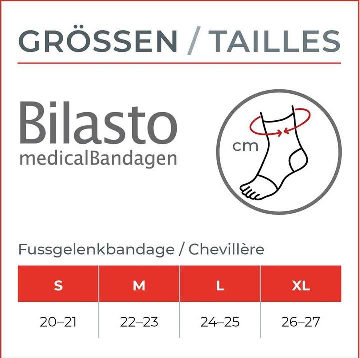 Actual product image Bilasto Uno Ankle brace L heel open beige (L)