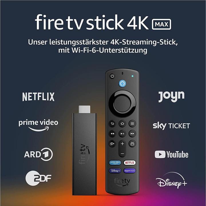 Actual product image Amazon Fire TV Stick 4K Max (8 GB, Fire OS)