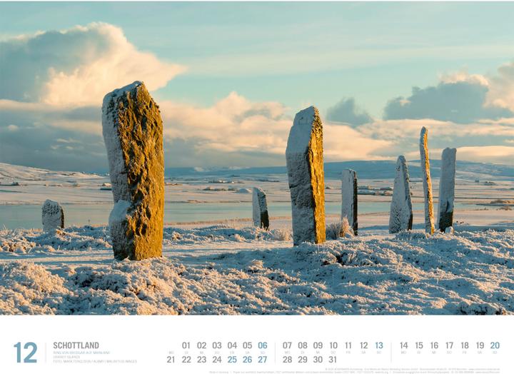 Image du produit Schottland - Unterwegs zwischen Highlands und Hebriden Kalender 2026 (54 x 42 cm, Allemand)