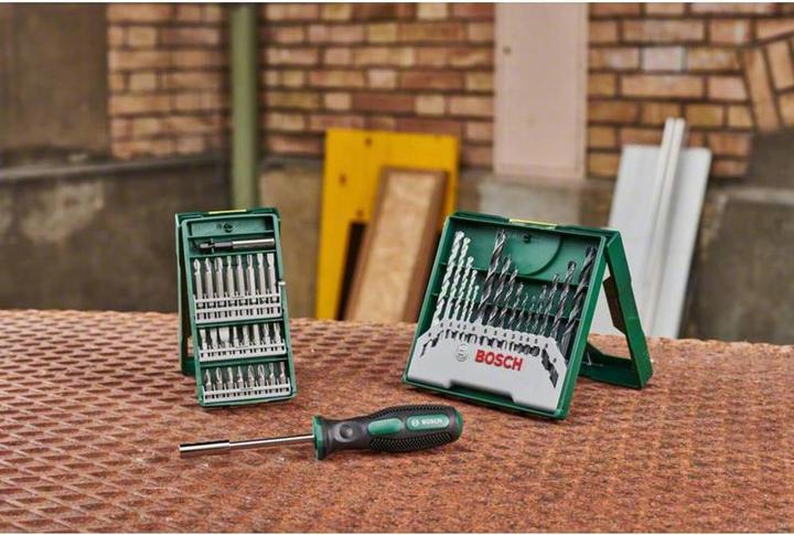 Produktbild Bosch Zubehör 25+15+1 Mini-X-Line Sets plus Griff (3-8 mm (Holzbohrer))