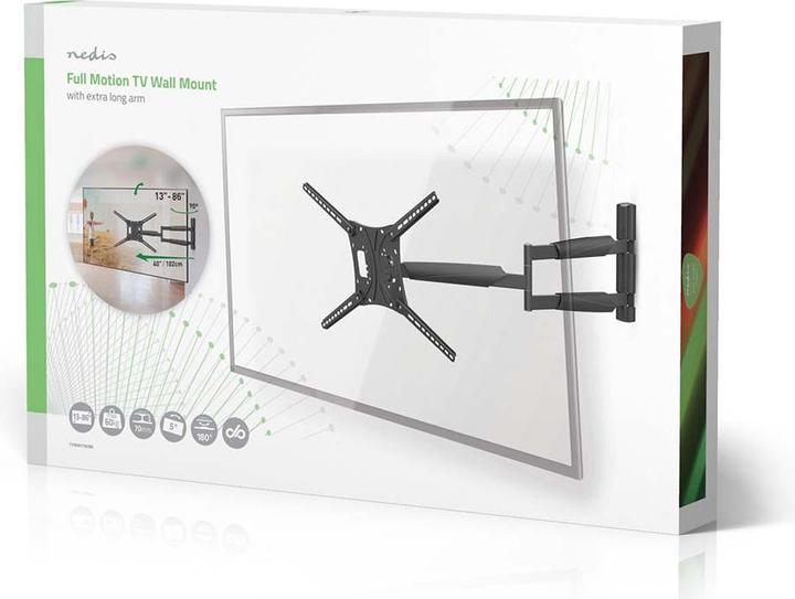 Produktbild Nedis Vollbewegliche-TV-Wandhalterung (Wand, 86", 60 kg)