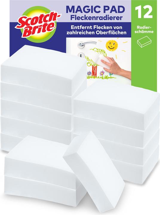 Produktbild Scotch-Brite Fleckenradierer (12 Stk.)