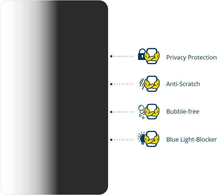 Immagine prodotto BROTECT Pellicola Privacy (1 Pezzo/i, Galaxy Tab Active Pro)
