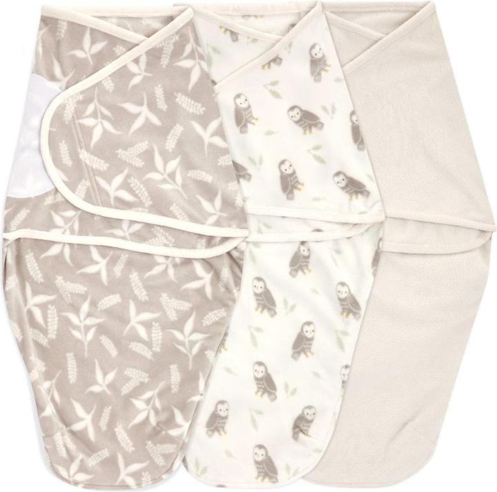 Image du produit aden + anais 3 pack Velboa easy swaddle™ wrap 1.5 TOG (23 cm, 62 cm)